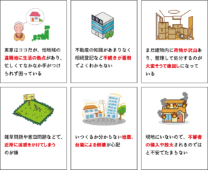 空き家放置の６つの問題