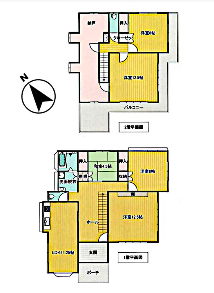中古戸建て（阿見町青宿）間取り図