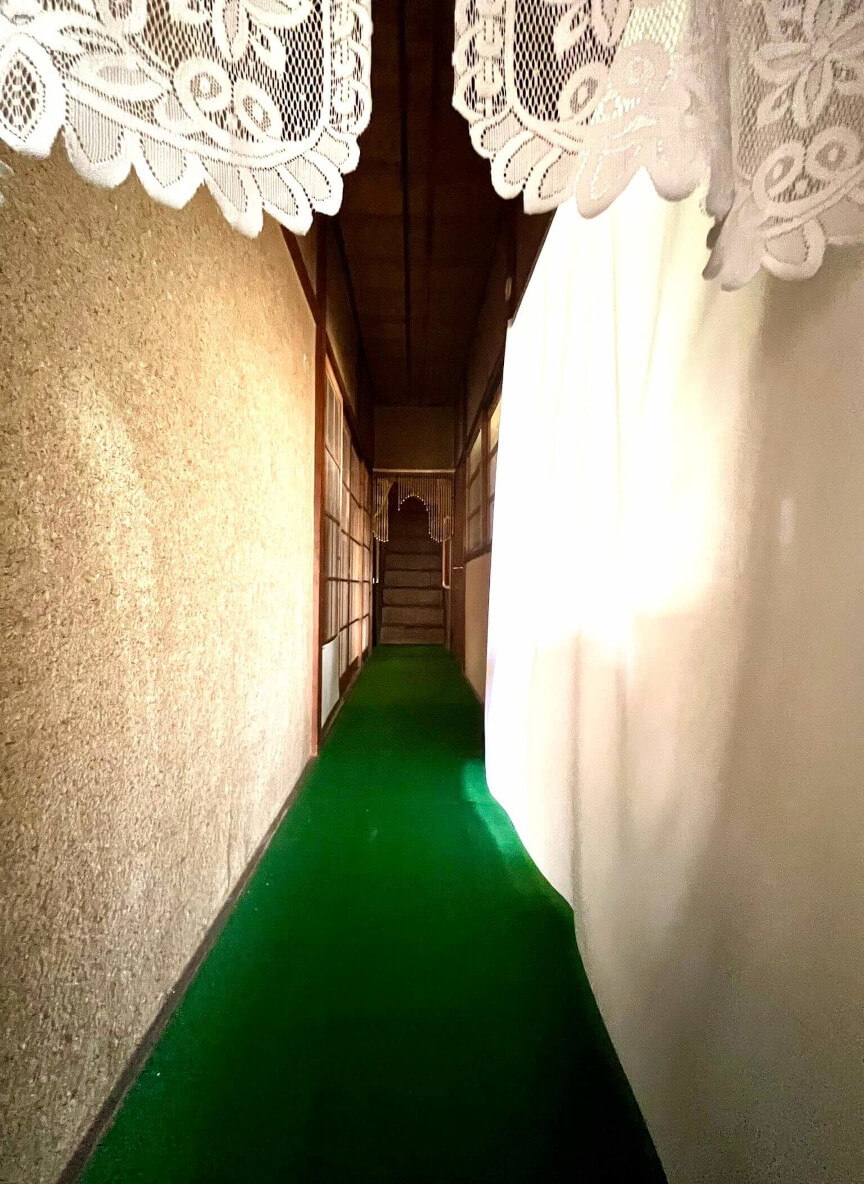 築古空き家(土浦市西並木町)廊下(リフォーム前)