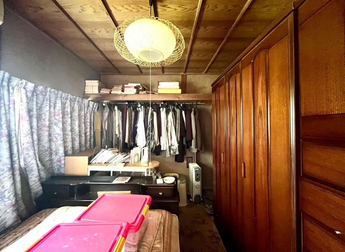 築古空き家(土浦市西並木町)寝室(リフォーム前)