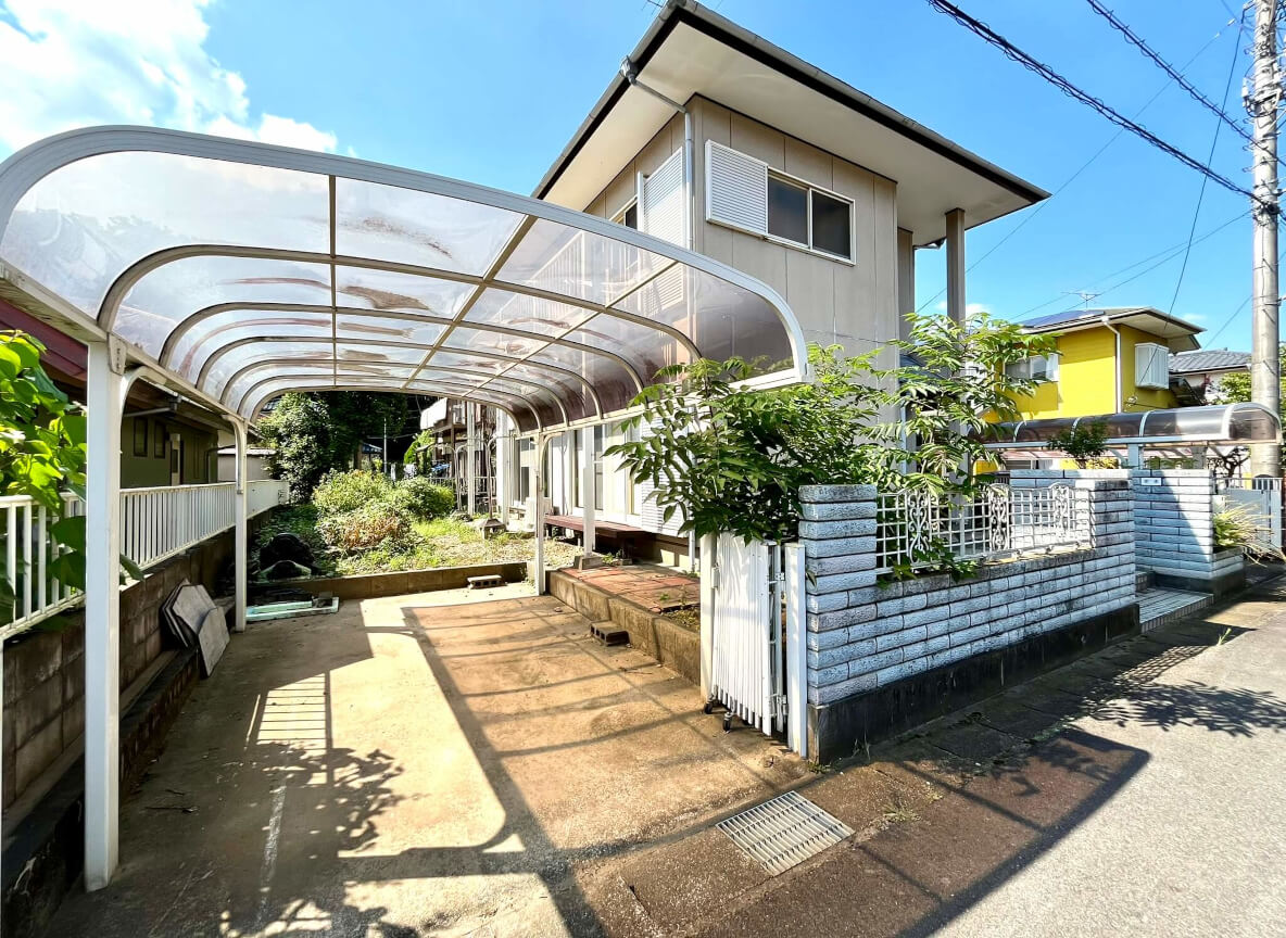 中古戸建て（土浦市大畑）外観（リフォーム前）