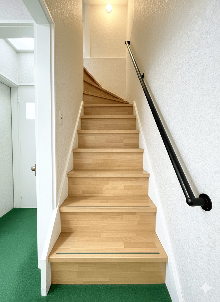 築古空き家(土浦市西並木町)階段(リフォーム後)