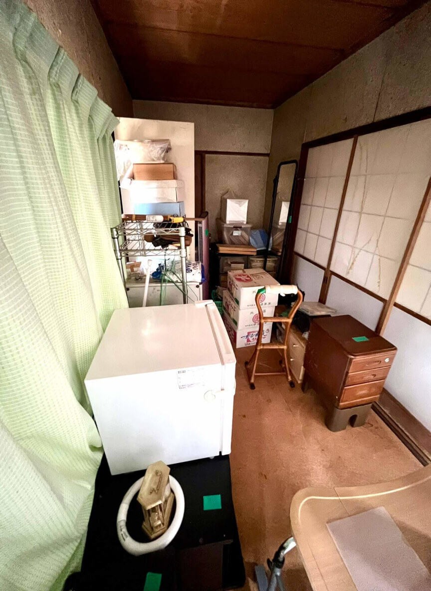 築古空き家(土浦市西並木町)縁側(リフォーム前)