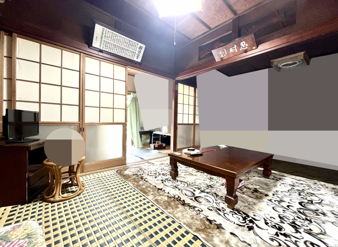 築古空き家(土浦市西並木町)和室(リフォーム前)