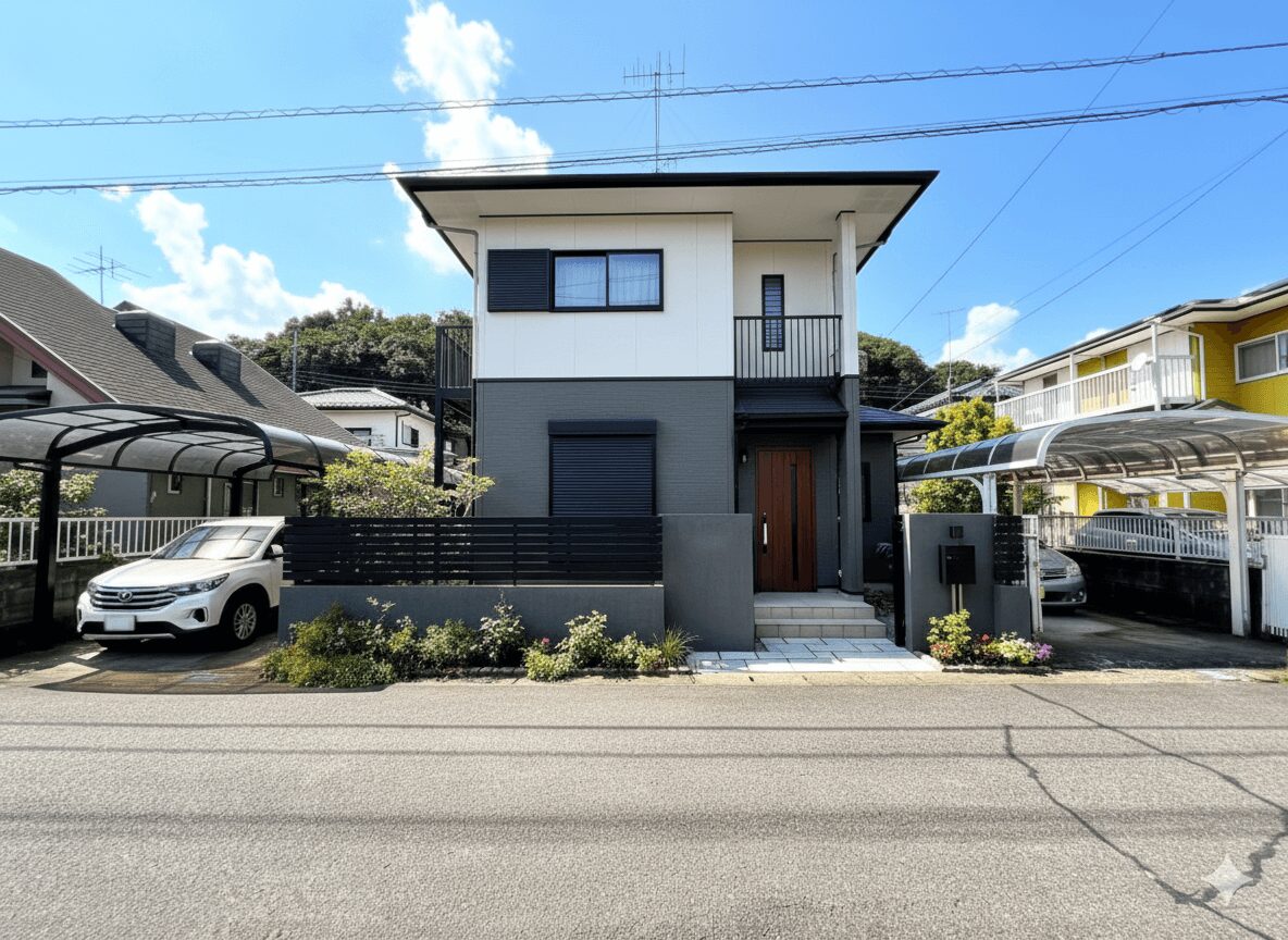 中古戸建て（土浦市大畑）外観（リフォーム後）