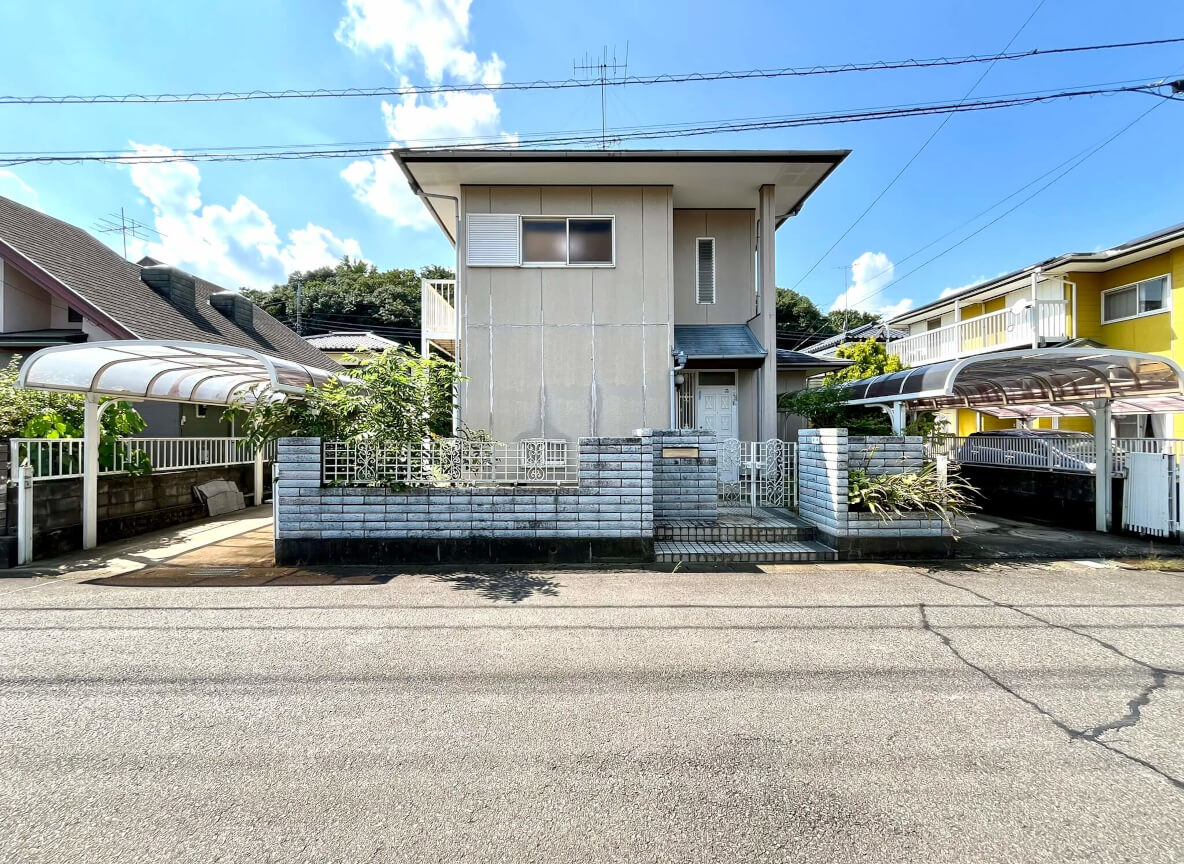 中古戸建て（土浦市大畑）外観（リフォーム前）