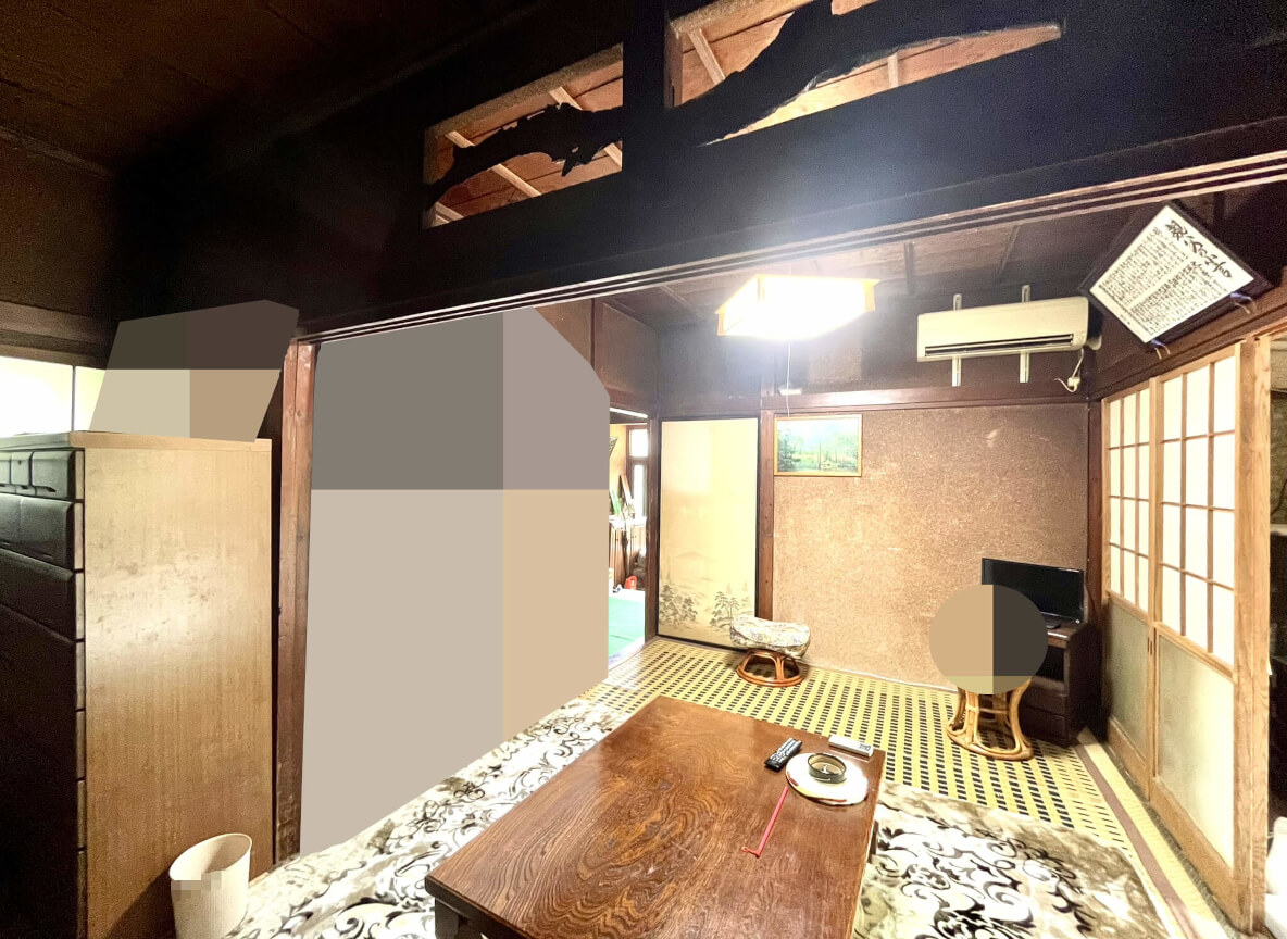 築古空き家(土浦市西並木町)和室(リフォーム前)