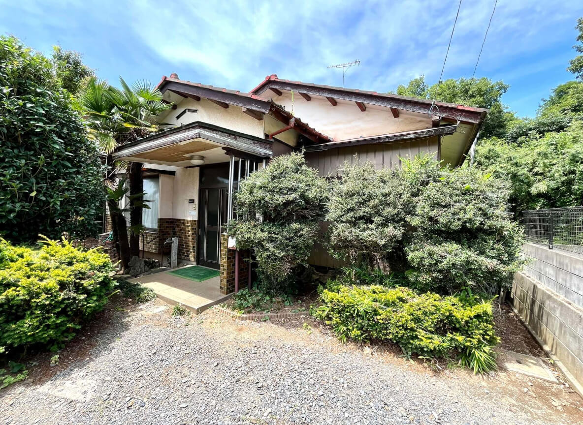 築古空き家(土浦市西並木町)外観(リフォーム前)