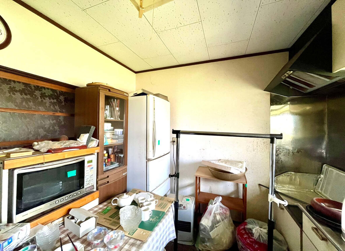 築古空き家(土浦市西並木町)キッチン(リフォーム前)