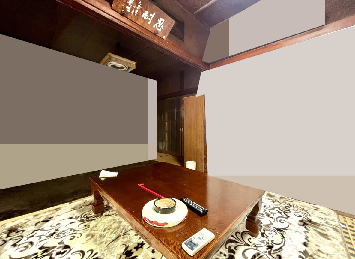 築古空き家(土浦市西並木町)和室(リフォーム前)