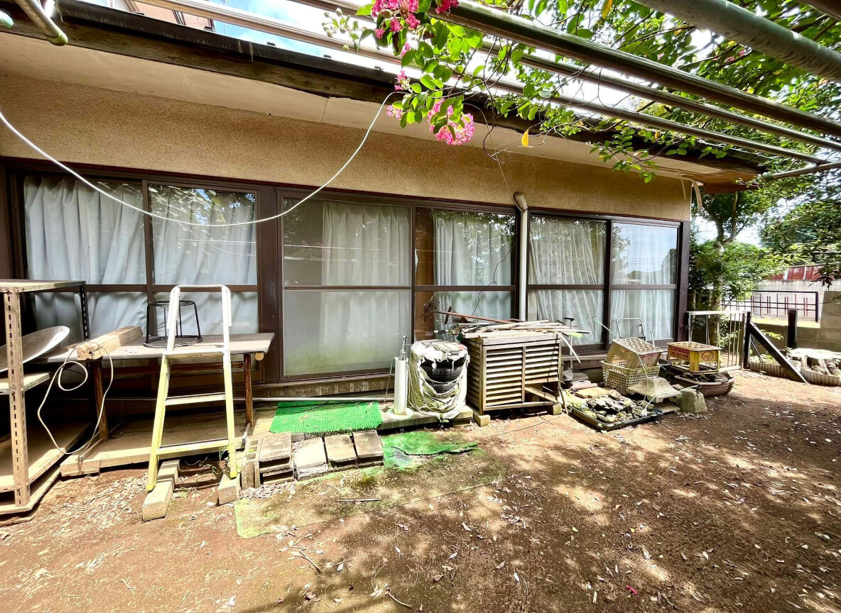 築古空き家(土浦市西並木町)外観(リフォーム前)