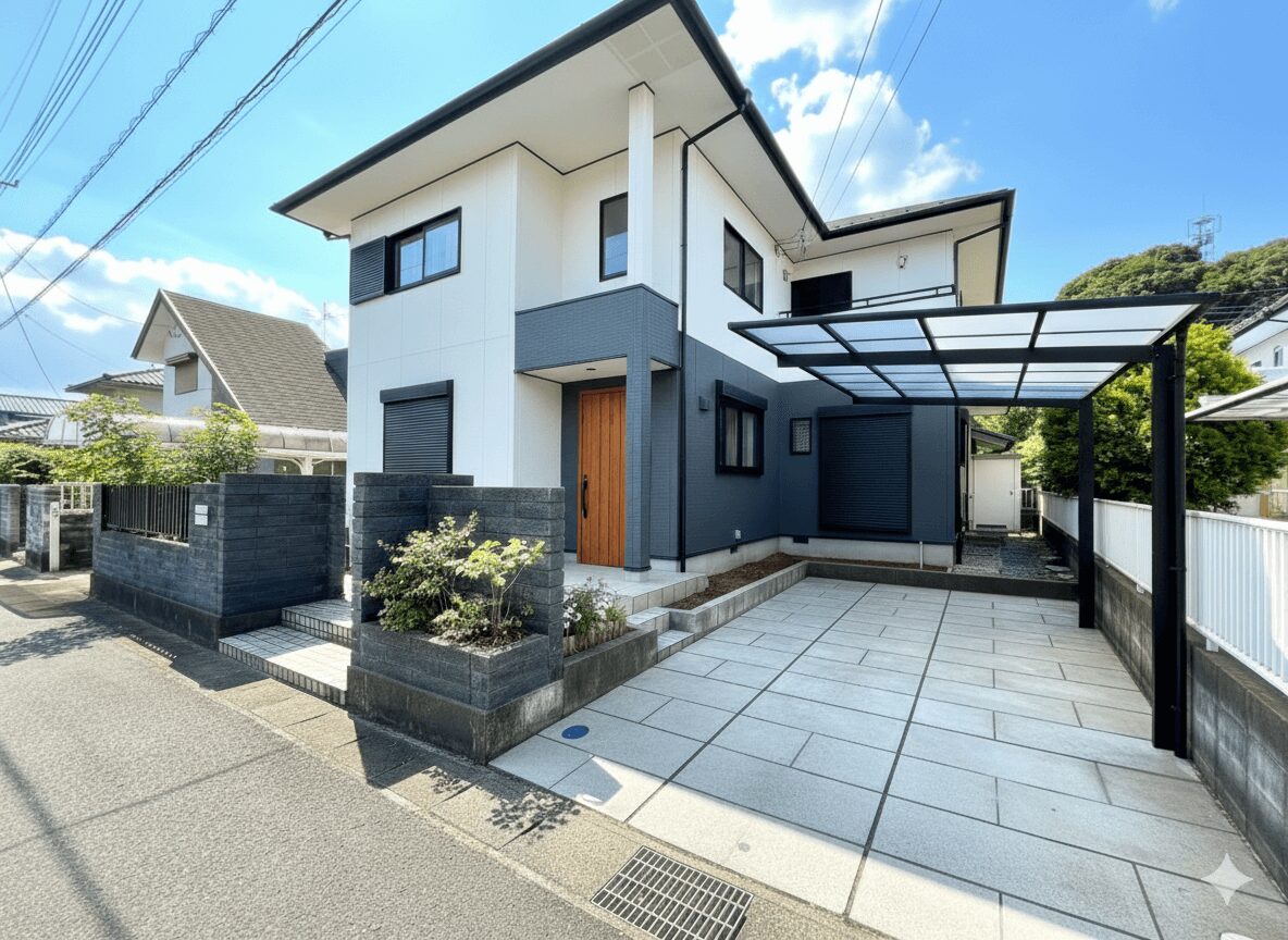 中古戸建て（土浦市大畑）外観（リフォーム後）