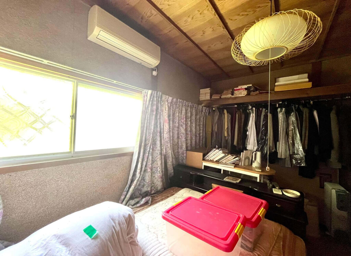 築古空き家(土浦市西並木町)寝室(リフォーム前)
