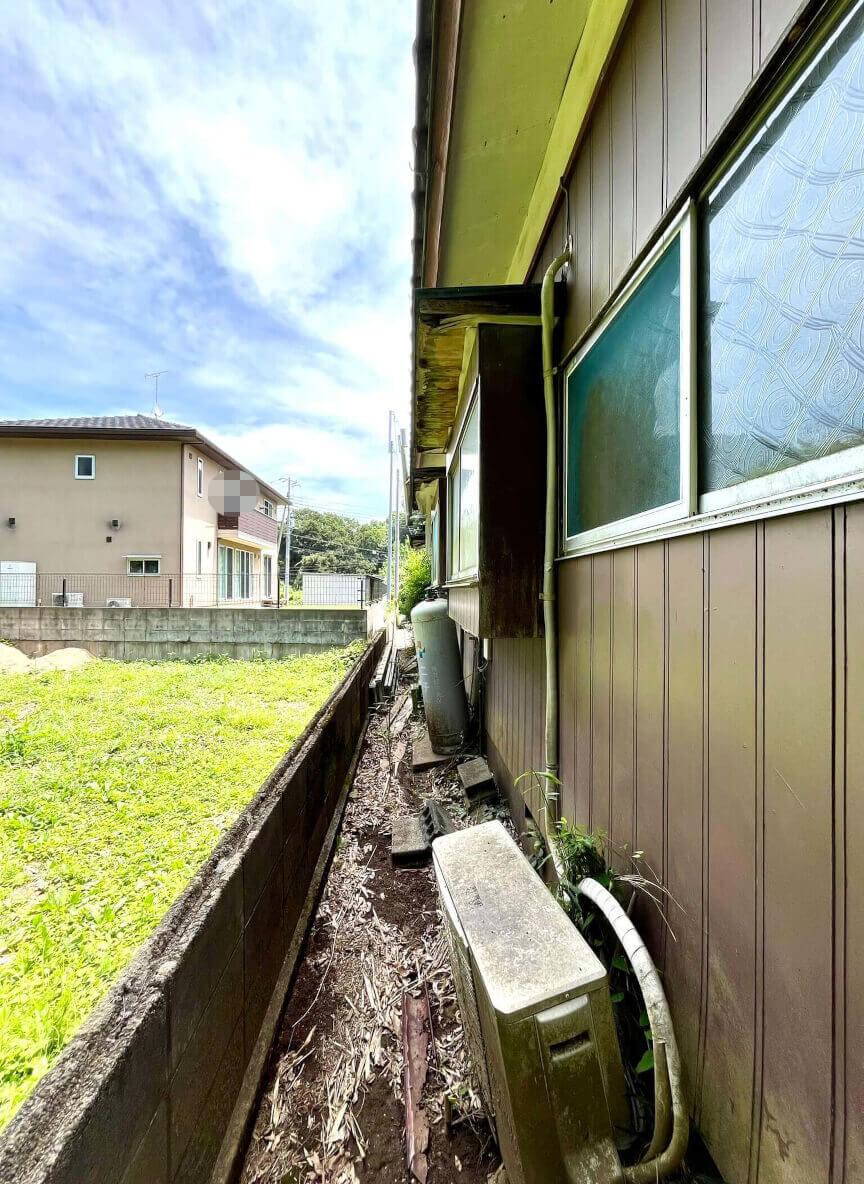 築古空き家(土浦市西並木町)外観(リフォーム前)