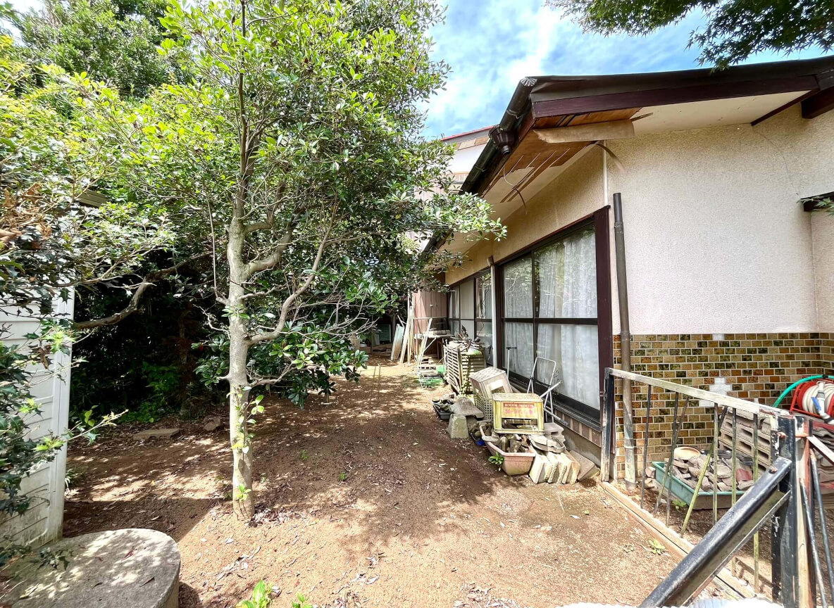 築古空き家(土浦市西並木町)外観(リフォーム前)