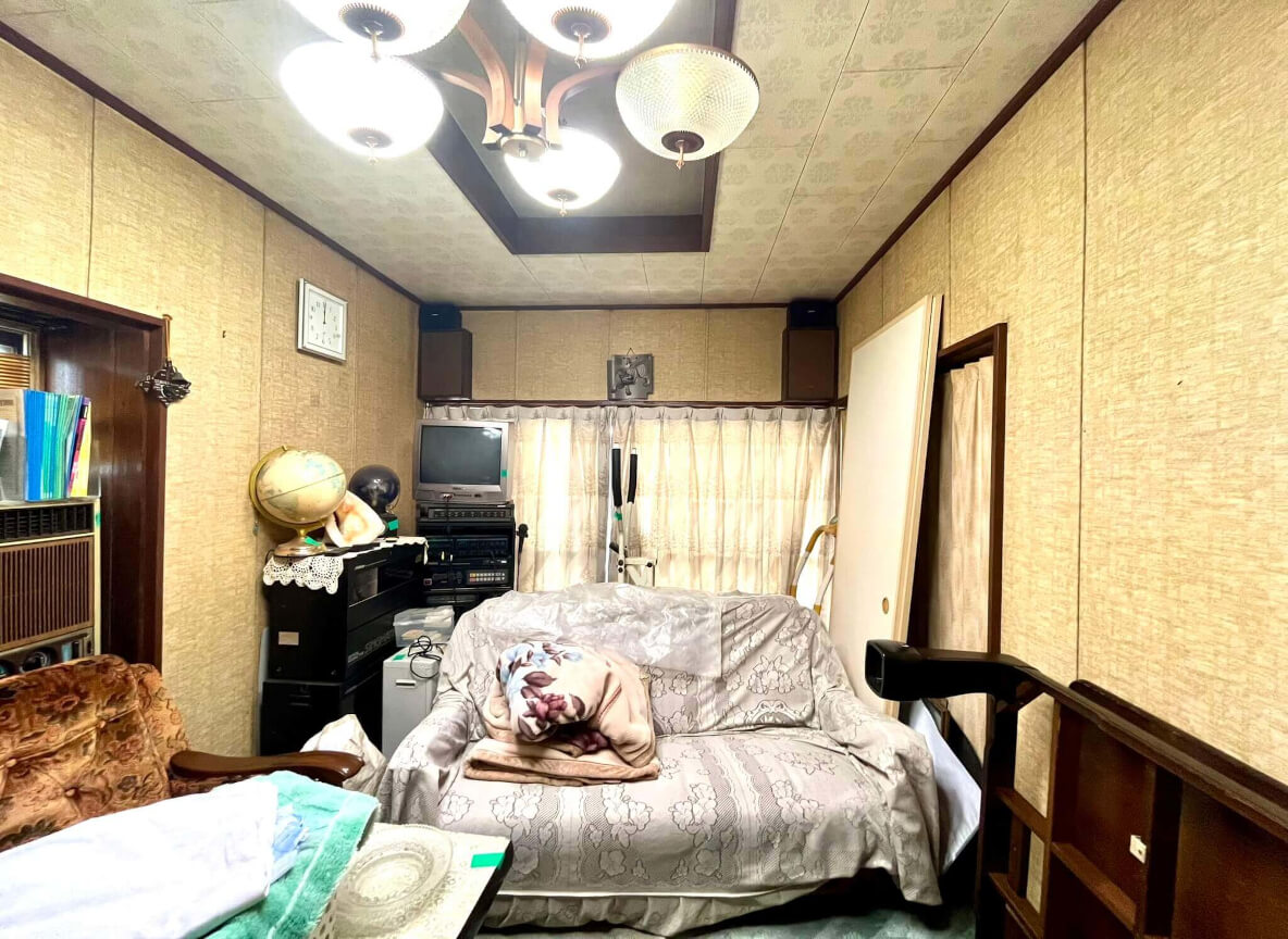 築古空き家(土浦市西並木町)応接間(リフォーム前)