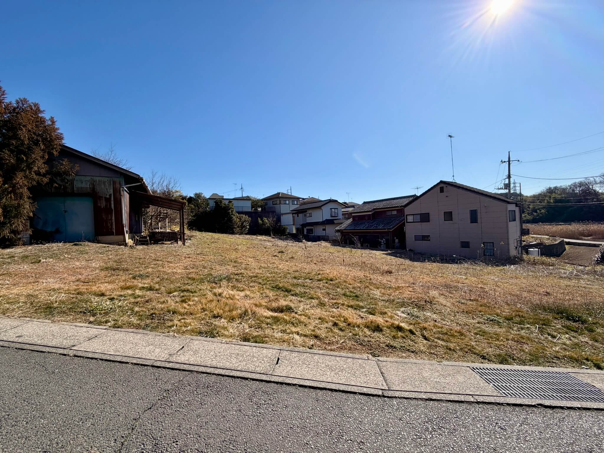 土浦市中貫売地（外観）