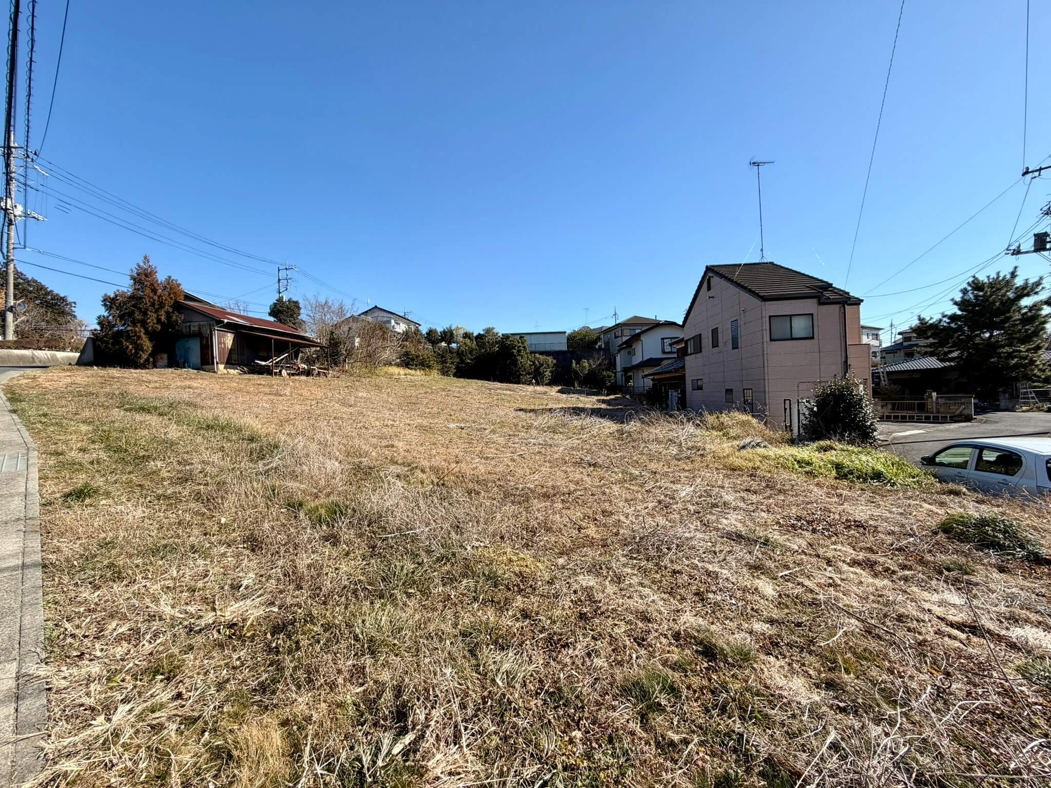 土浦市中貫売地（外観）