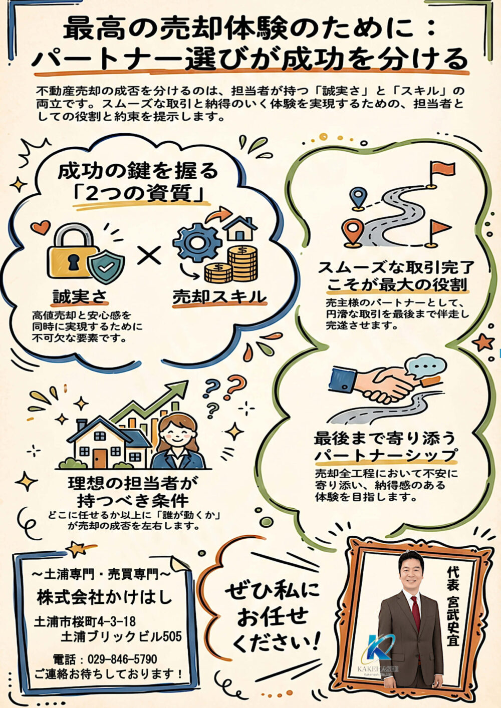 パートナー選びが成功を分ける