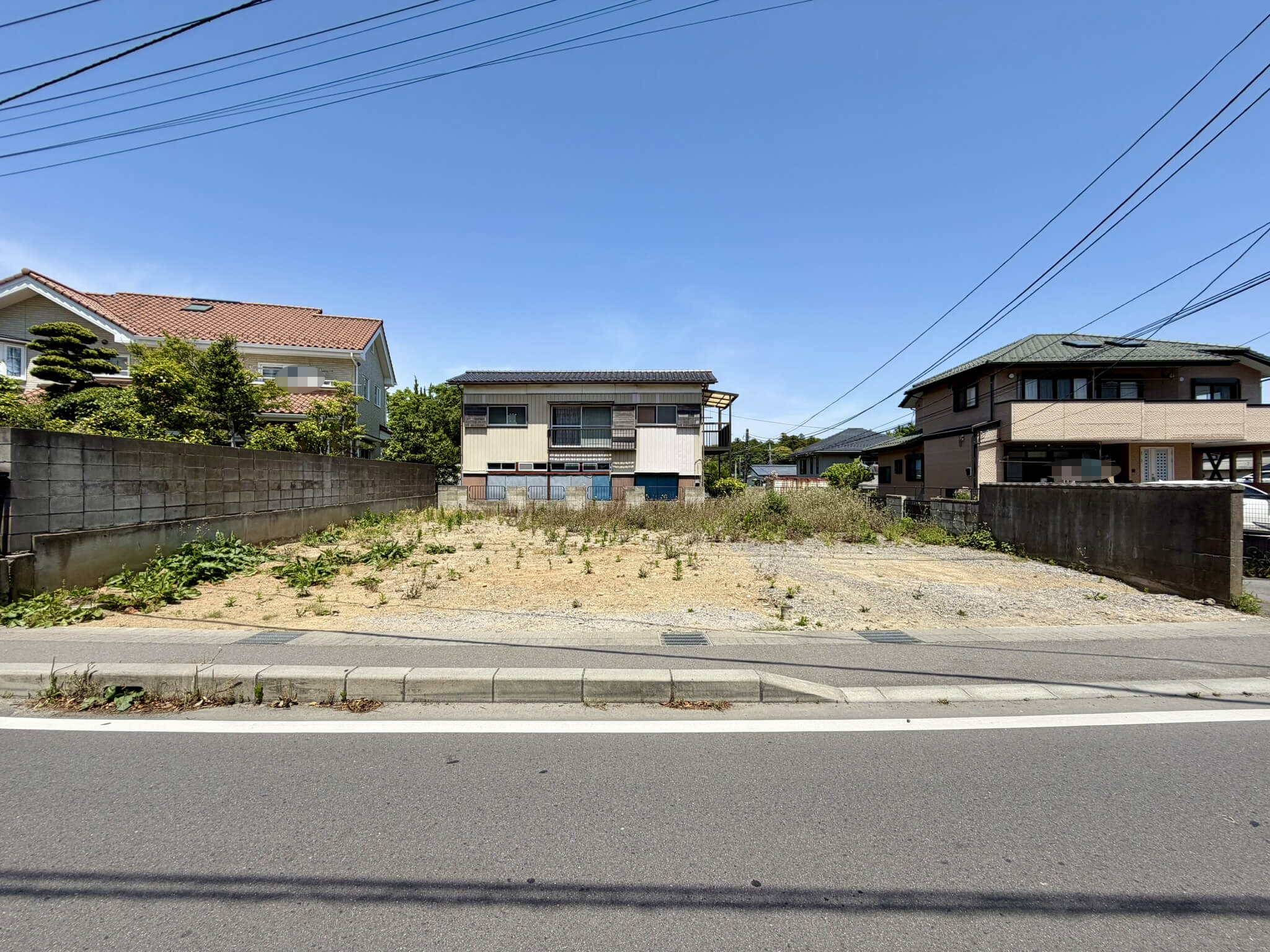 土浦市小松二丁目売地（外観）