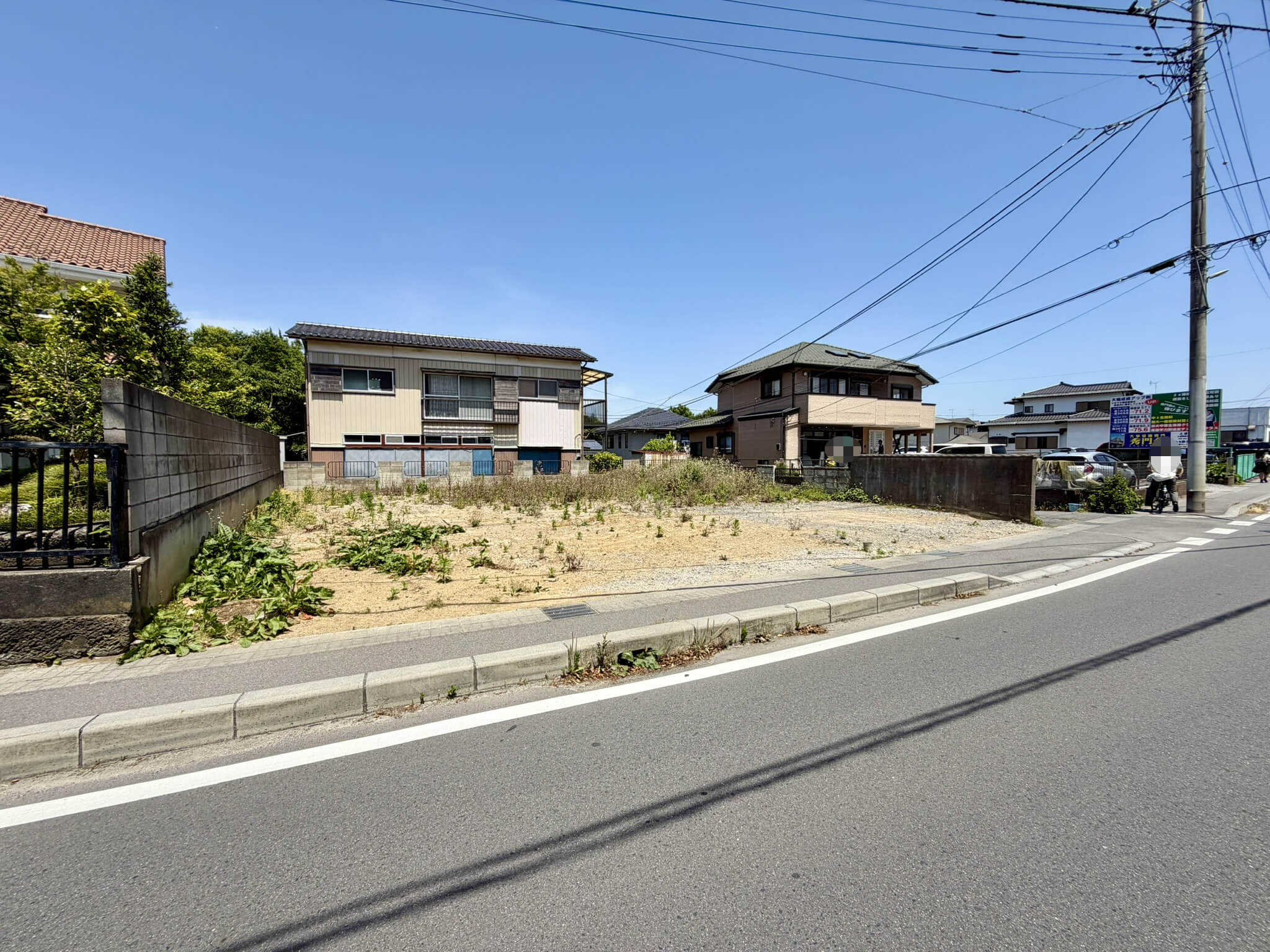 土浦市小松二丁目売地（外観）