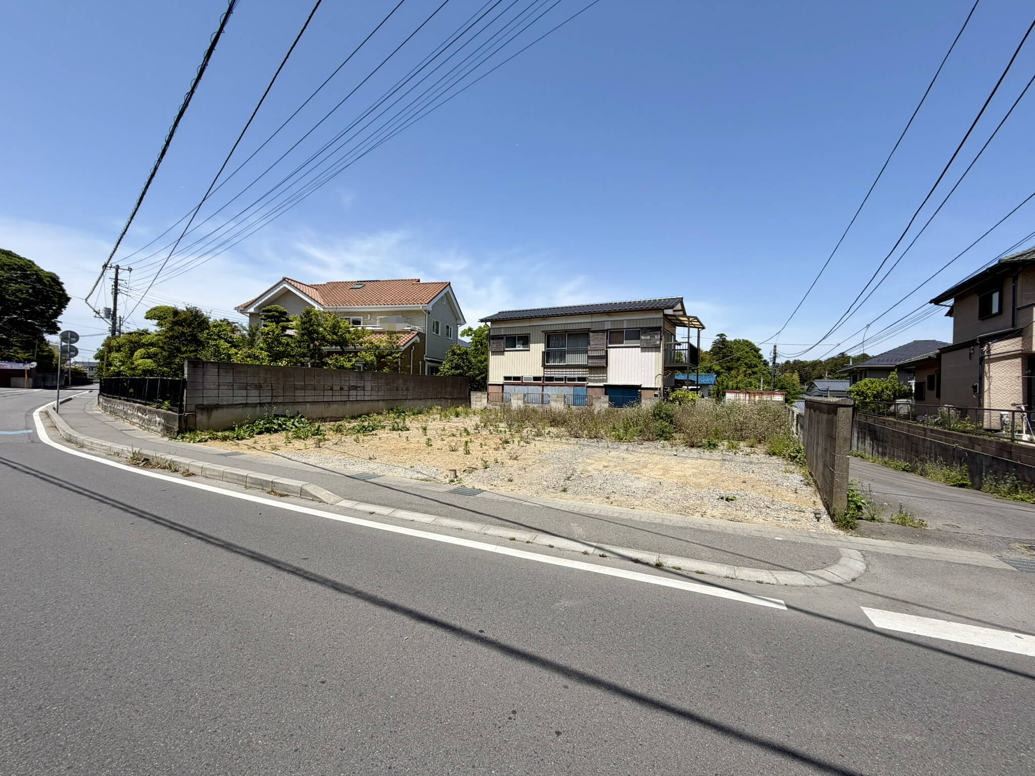 土浦市小松二丁目売地（外観）