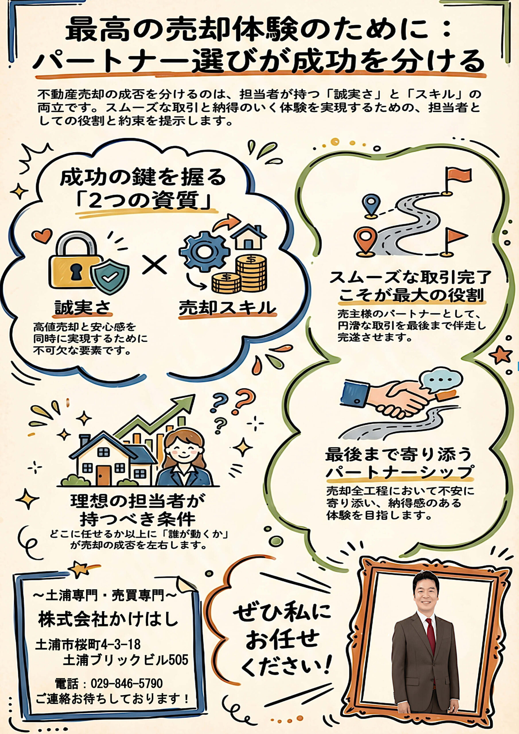パートナー選びが成功を分ける