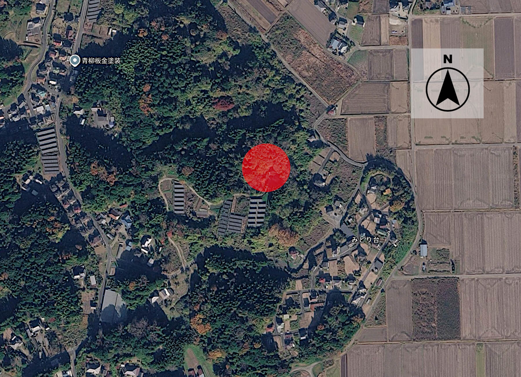 中古戸建て(稲敷郡美浦村大須賀)案内図(拡大)