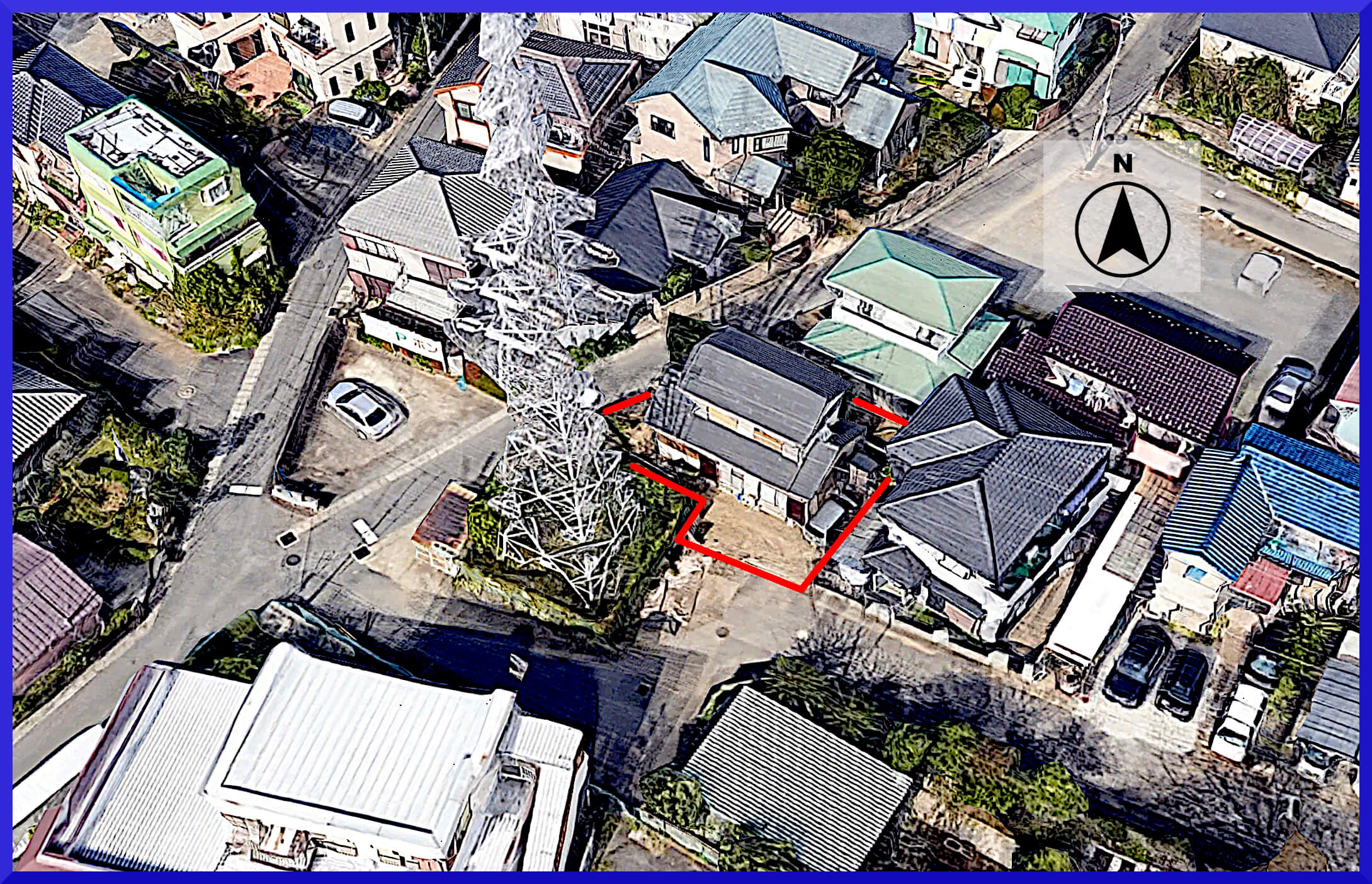 中古戸建て(土浦市真鍋)案内図(拡大)